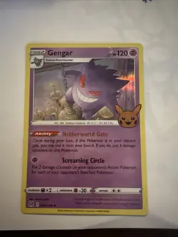NEW! POKEMON GENGAR HOLO TRICK OR TRADE HALLOWEEN 2023 TRADING CARD 066/196 - Image 1