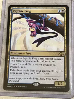 Psychic Frog Magic the Gathering Modern Horizons 3 Regular Card - Image 1