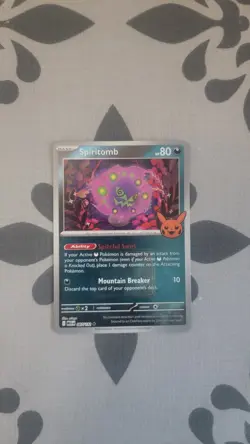 Spiritomb 087/132 Mega Evolutions Play! Promo Event Pokemon Card - Image 1