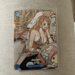 Nami Pirate One Piece Swimsuit Sexy ACG Goddess Story Waifu Card Girl Holo Anime - Image 1