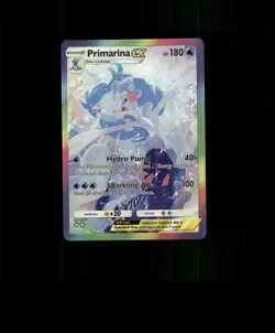 FAN-ART READ DESCRIPTION BELOW HOLO Primarina Card Pokemon Card Rainbow p1 - Image 1