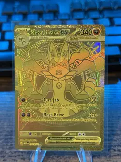 Pokemon Mega Lucario EX Ultra Rare 188/132 Pokemon Card Near Mint English TCG - Image 1