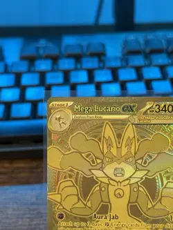 Pokemon Mega Lucario EX Ultra Rare 188/132 Pokemon Card Near Mint English TCG - Image 3