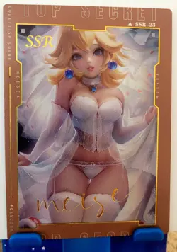 Princess Peach SSR Card Goddess Story Charming Color Mei Se Waifu SSR-23 - Image 1