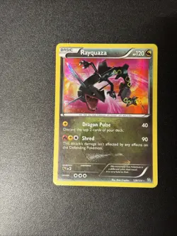 Rayquaza Holo Card 128/124 Dragons Exalted LP Condition - Image 1