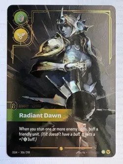 Riftbound Leona Radiant Dawn Card #306/298 League Of Legends English - Image 1