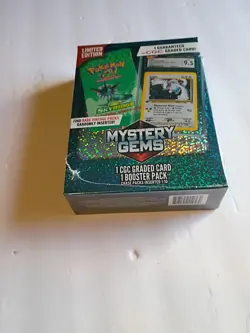 Pokemon Mystery Gems 1 CGC Graded Card & Booster Pack 2025! New Limited Edition. - Image 2