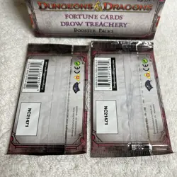 Box of 18 Booster Packs D&D Drow Treachery Fortune Cards Sealed 2012 MtG WotC - Image 5