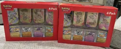 Pokemon 151 4 Mini Tins + 4Promo Cards Each Set SAMS CLUB 2 SETS - Image 1