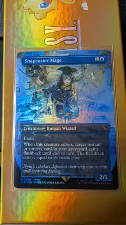 Snapcaster Mage (Borderless) (Chocobo Track Foil) Final Fantasy NM - Image 1