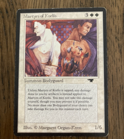Magic The Gathering Martyrs of Korlis - Antiquities Played - Image 1