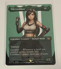 Magic The Gathering Final Fantasy Tifa Lockhart Borderless Non-foil MTG 0391 - Image 1