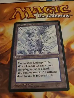 Glacial Chasm - Ice Age - MTG - Magic The Gathering - LP - Image 1