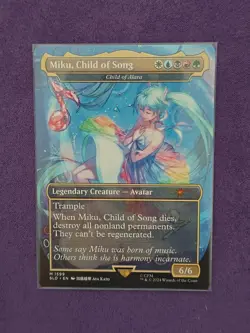 Secret Lair Hatsune Miku Child of Song Child of Alara Non Foil Borderless MTG - Image 1