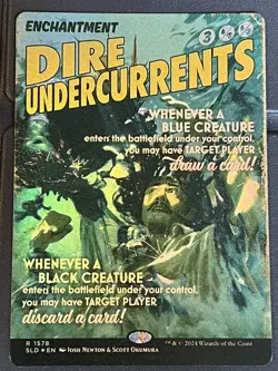 Mtg Secret Lair - Dire Undercurrents - Foil -NM - Image 1