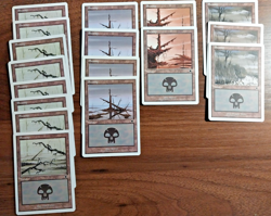 17x Swamp Basic Land - Starter 1999 - LP - mtg SPARROW MAGIC - Image 1