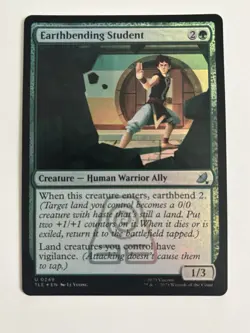 Earthbending Student 249 MTG TLE Foil - Image 1