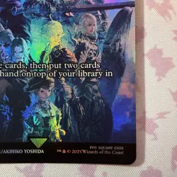 MTG Endwalker - Brainstorm - Foil - Showcase Final Fantasy: Through the Ages - Image 4