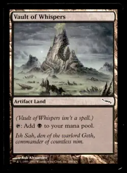MTG Vault of Whispers LP Light Play Mirrodin [4583] - Image 1