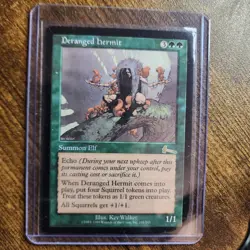 MTG - Magic The Gathering - Urza's Legacy - DERANGED HERMIT - RARE! - NEVER PLAY - Image 1