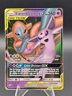 Pokemon ESPEON & DEOXYS GX 72/236 | Unified Minds | 2019 - Image 1