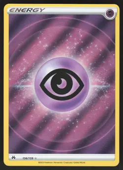 Psychic Energy 156/159 Textured Pokemon TCG Crown Zenith NM - Image 1