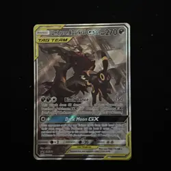 Pokemon TCG Sun & Moon Promo Umbreon & Darkrai GX SM241 TAG TEAM EXCELLENT - Image 1