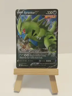 Pokemon TCG Tyranitar V Battle Styles 097/163 Holo Ultra Rare Near Mint NM - Image 1