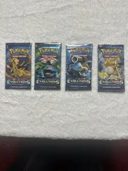 XY Evolutions Booster Pack Art Set - Pokemon TCG - Factory Sealed - Near Mint NM - Image 1