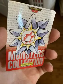 [EXC] Starmie Pokemon Carddass 121 Red Nintendo 1996 Japanese Vintage Rare - Image 4