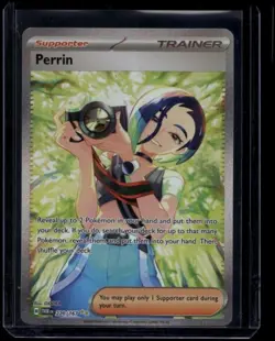 Pokemon TCG Perrin 220/167 Twilight Masquerade Special Illustration NM - Image 1