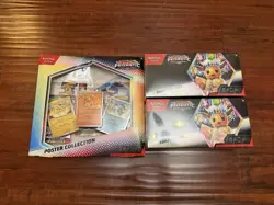 Pokemon Scarlet & Violet Prismatic Evolutions 2 Surprise Box + Poster Box Sealed - Image 1