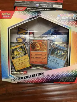 Pokemon Scarlet & Violet Prismatic Evolutions 2 Surprise Box + Poster Box Sealed - Image 3