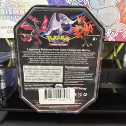 Pokemon Crown Zenith Galarian Moltres Tin - Image 2