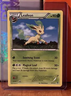 Leafeon 7/111 Pokemon XY Furious Fists - LP - Image 1