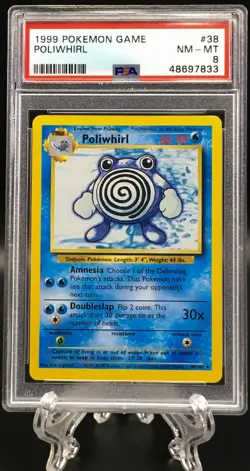 1999 Pokemon Lot PSA 8 NM-MT Poliwag Shadowless | Poliwhirl Unlimited - Image 4
