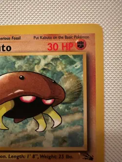 Pokemon TCG Kabuto 1st Edition Fossil #50/62 NM - Image 3