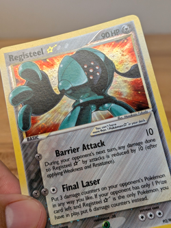 2006 Registeel Gold Star Holofoil Rare EX Legend Maker 92/92 Vintage CLEAN NM - Image 2