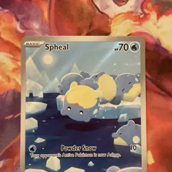 Spheal 199/191 Illustration Rare Pokemon TCG Scarlet & Violet Surging Sparks NM - Image 2