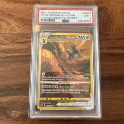 PSA 9 - 2023 Pokemon Origin Forme Dialga Vstar GG68 Gold Crown Zenith - Image 1
