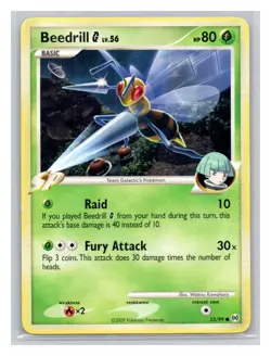 Pokemon TCG Beedrill G 53/99 Arceus Normal LP - Image 1