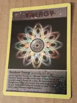 Pokemon Rainbow Energy Reverse Holo WOTC 2002 League Promo LP-NM See Pictures - Image 3