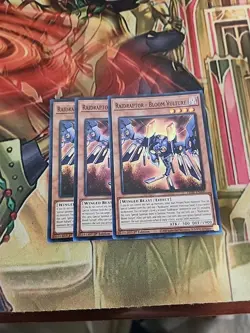 3X Raidraptor - Bloom Vulture - PHNI-EN005 - Super Rare - 1st Edition NM YuGiOh! - Image 1