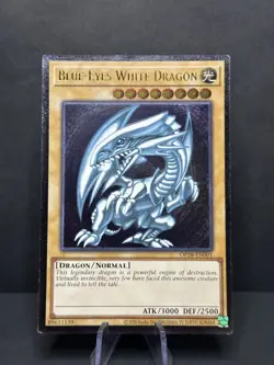 Blue-Eyes White Dragon OP28-EN001 Ultimate Rare - Image 2