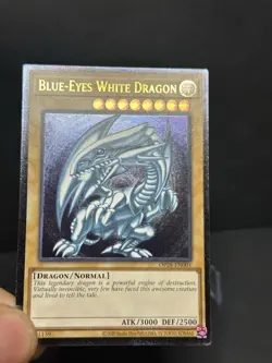 Blue-Eyes White Dragon OP28-EN001 Ultimate Rare - Image 5