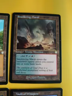 Smoldering Marsh,Silverbluff Bridge,Vault of Whispers,Exotic Orchard MTG 4 Card - Image 3