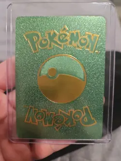 Eternatus Vmax Green & Gold Foil Fan Art Vinyl Textured Collector Pokemon Card - Image 2