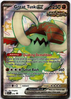 Great Tusk ex - Promo SV: Scarlet & Violet Promo Cards 072 NM - Image 1