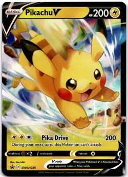 Pikachu V - Promo SWSH: Sword & Shield Promo Cards SWSH285 NM - Image 1
