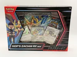 Pokemon TCG Hop’s Zacian Ex Box Sealed . Oversized Cards Boosters & More - Image 1